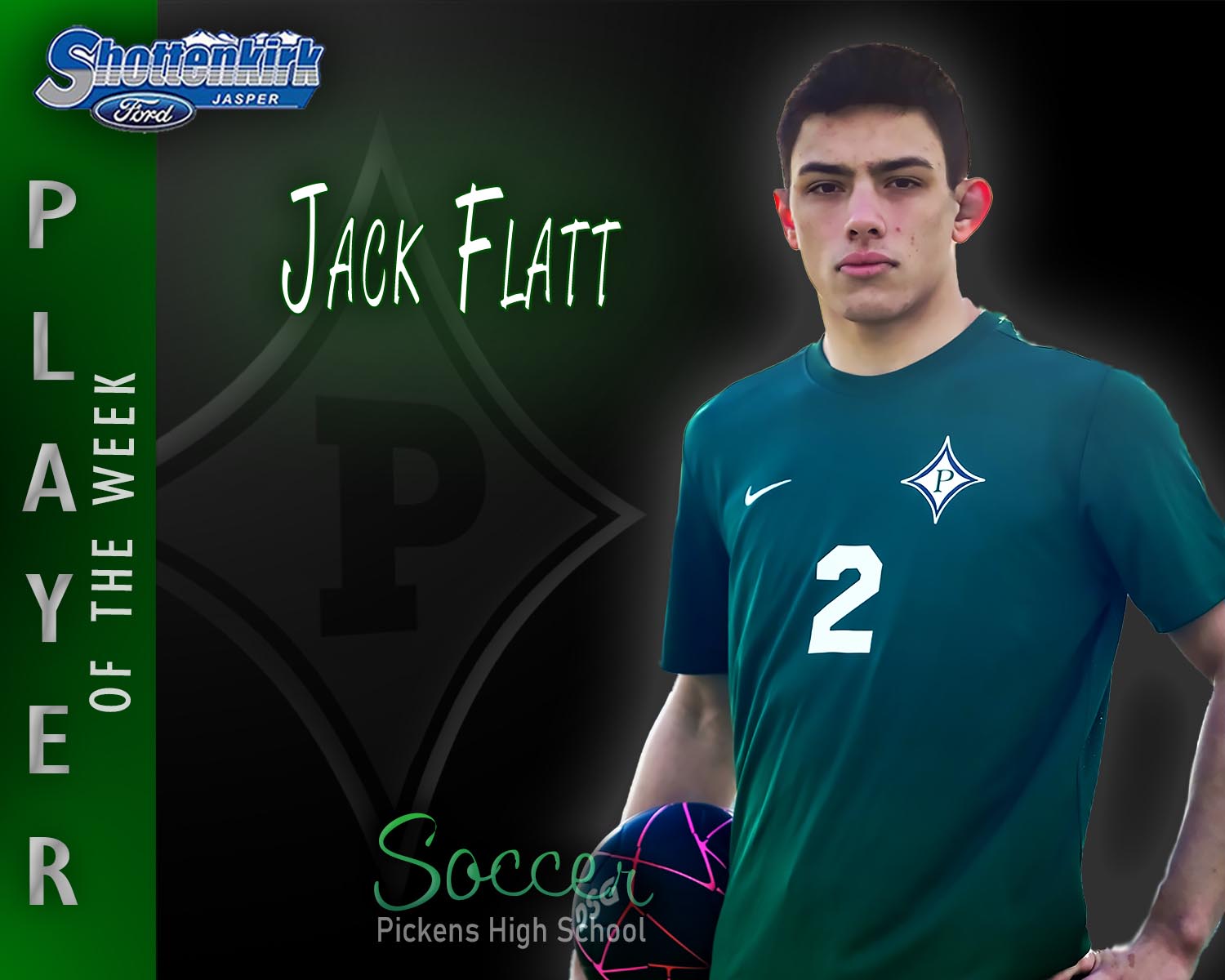 PHS Boys Soccer Player of the Week #1 - Jack Flatt