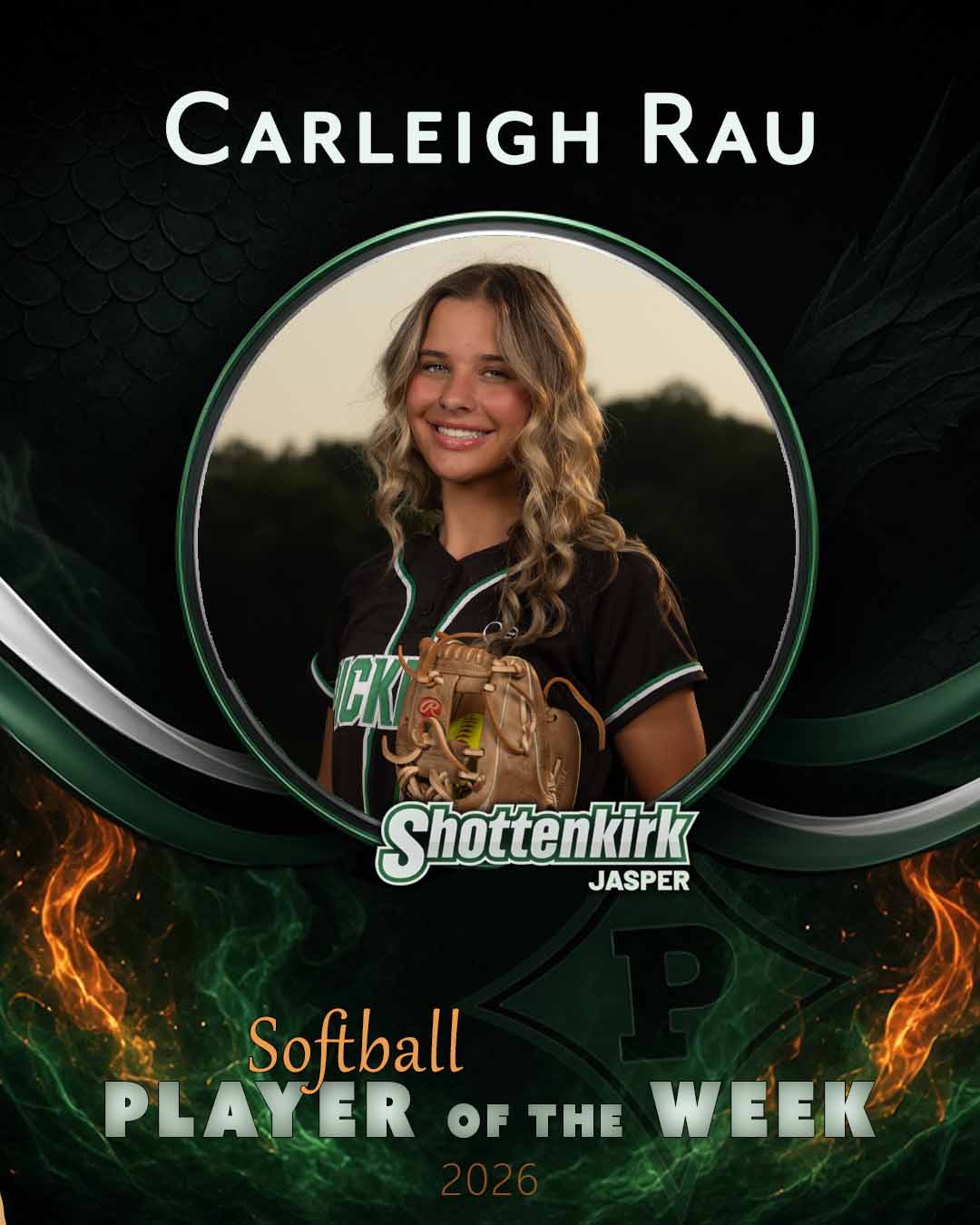 PHS Softball Player of the Week #4 - Carleigh Rau 