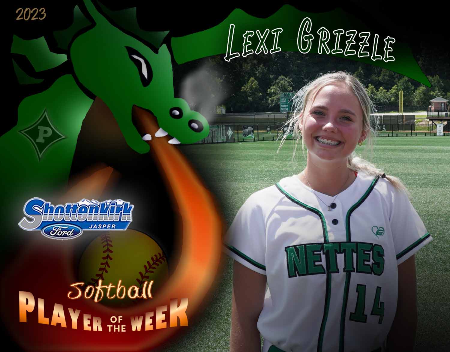 PHS Softball Player of the Week #1 - Lexi Grizzle