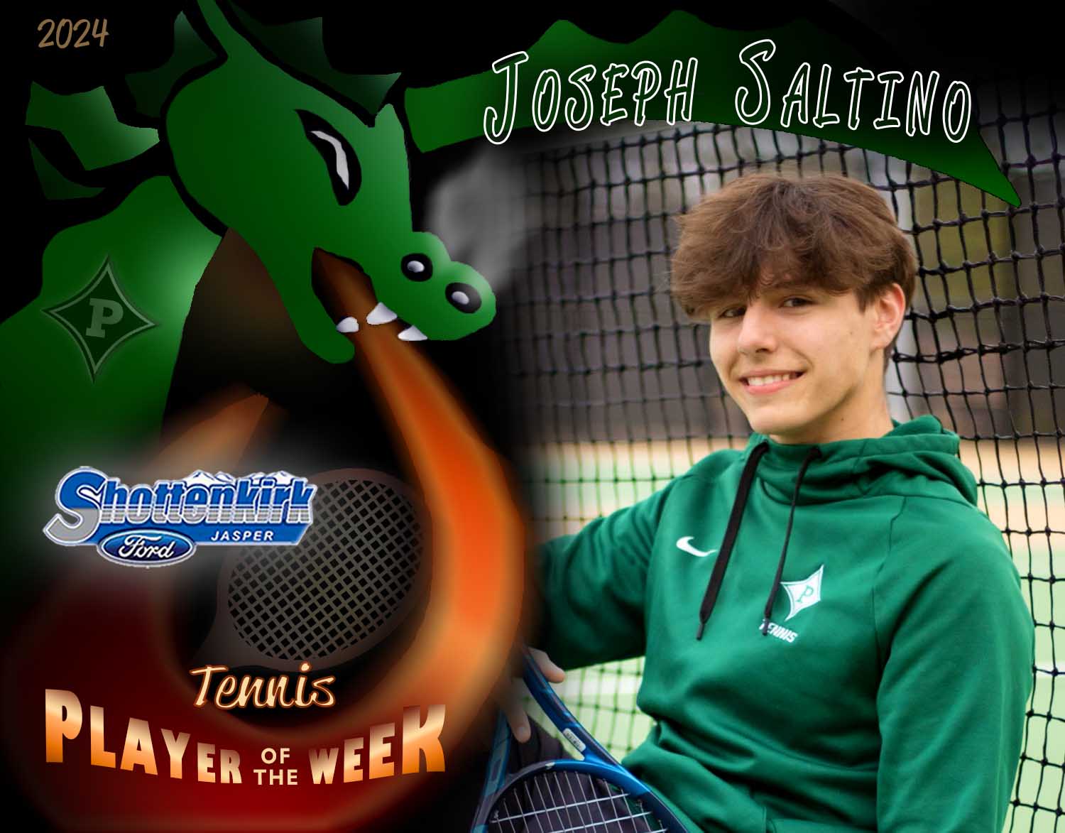 PHS Boys Tennis Player of the Week #2 - Joseph Saltino