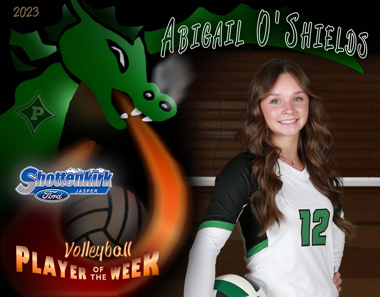 PHS Volleyball Player of the Week #5 - Abigail O'Shields