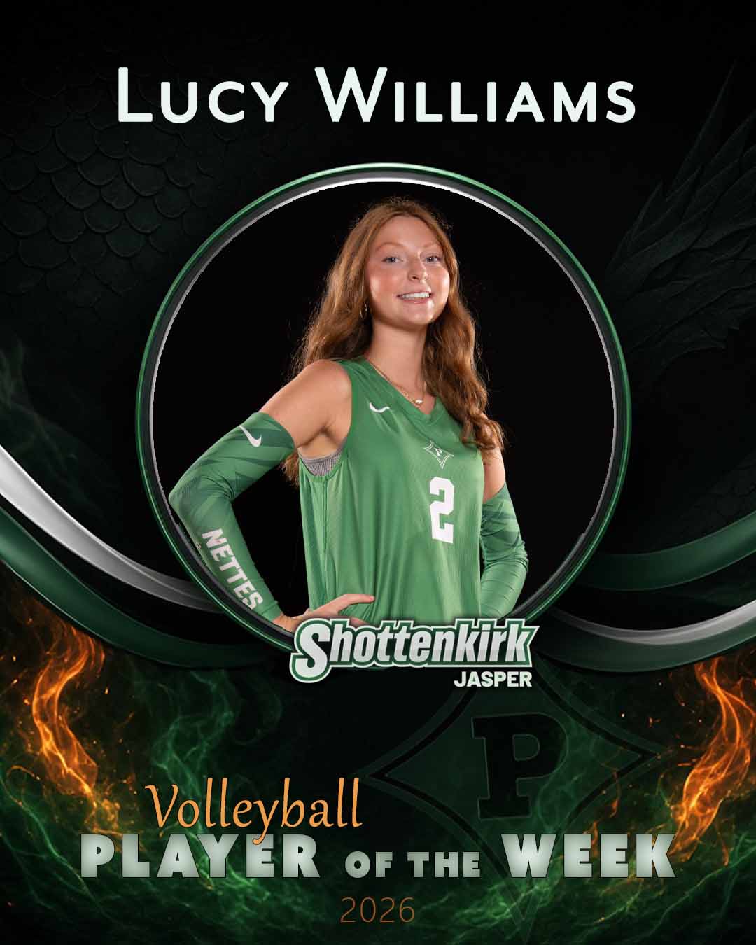 PHS Volleyball Player of the Week #7 - Lucy Williams