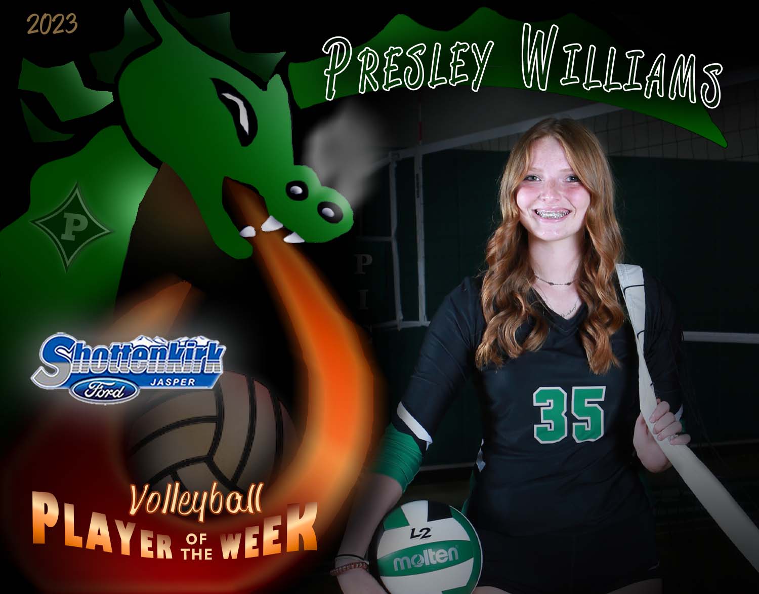 PHS Volleyball Player of the Week #2 - Presley Williams