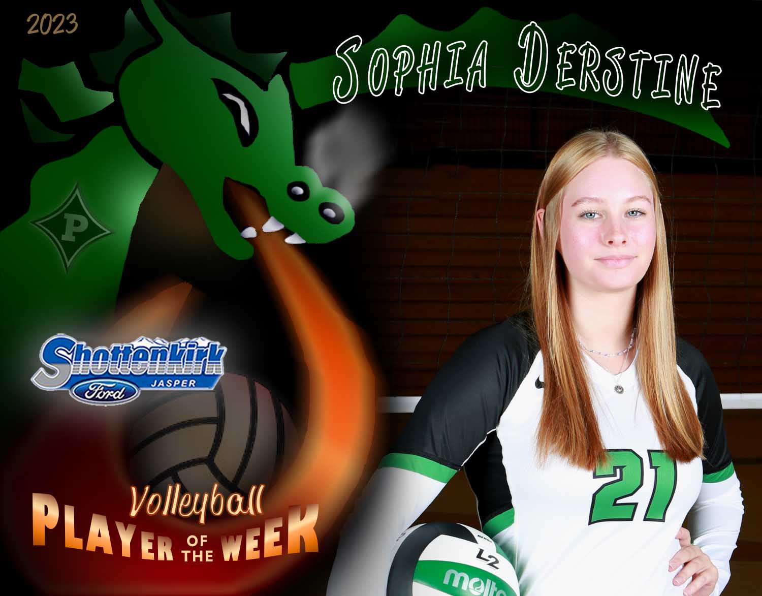 PHS Volleyball Player of the Week #4 - Sophia Derstine