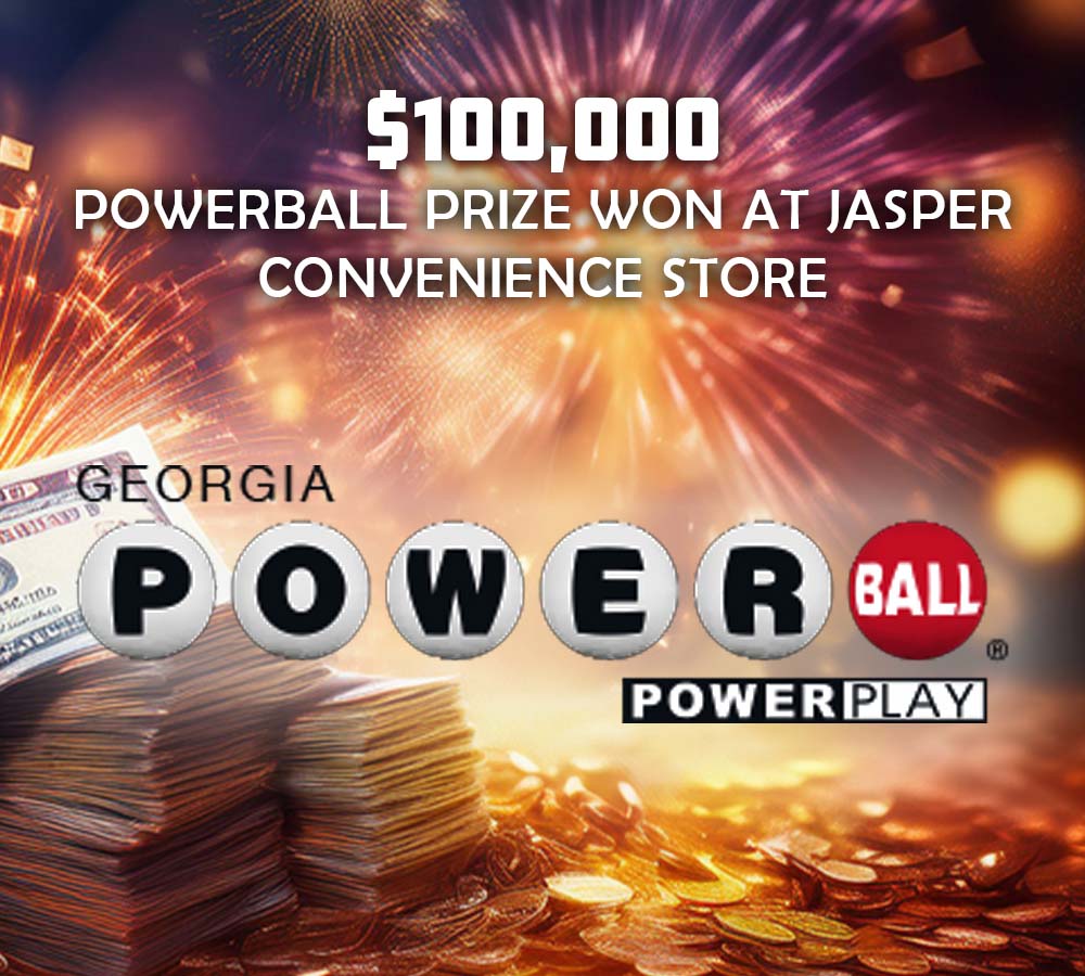 $100K Powerball Prize Won in Jasper 
