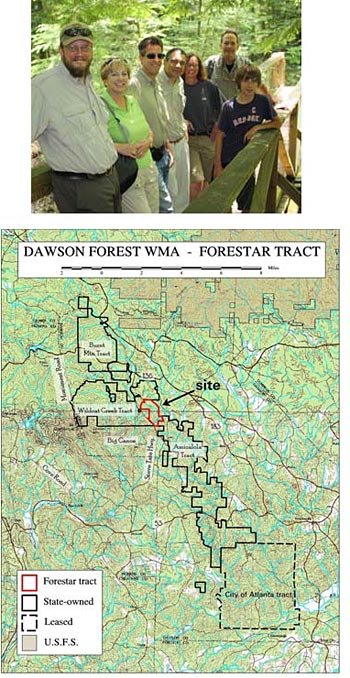 Dawson Forest Wma Map North Georgia Land Trust Helps The State Purchase 469 Acres In Dawson Forest