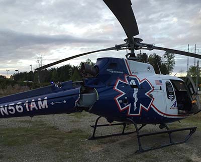 Hard Landing for Air Methods Helicopter at Piedmont Mountainside Hospital; No Injuries