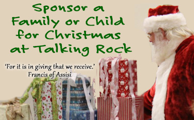 Consider Sponsoring a Family or Child for Christmas at Talking Rock