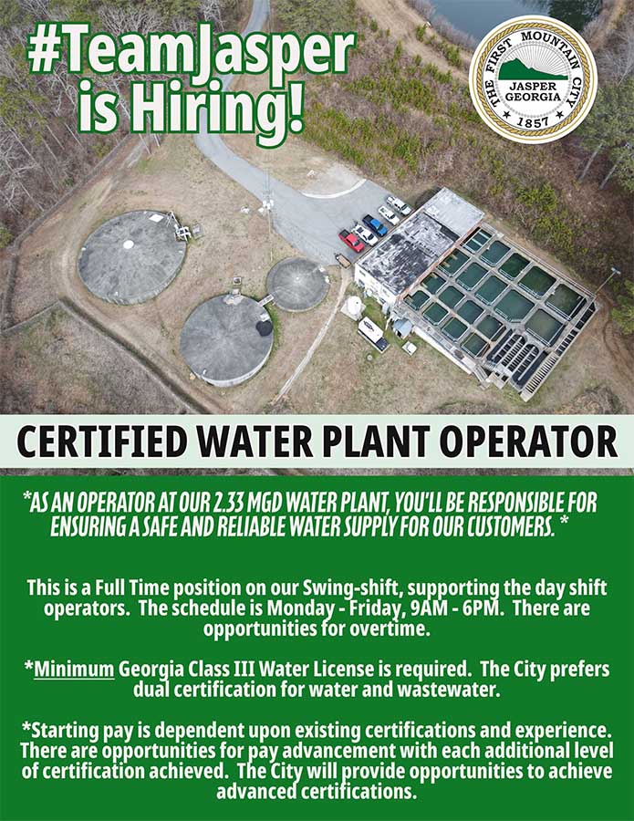 City of Jasper Employment Opportunities