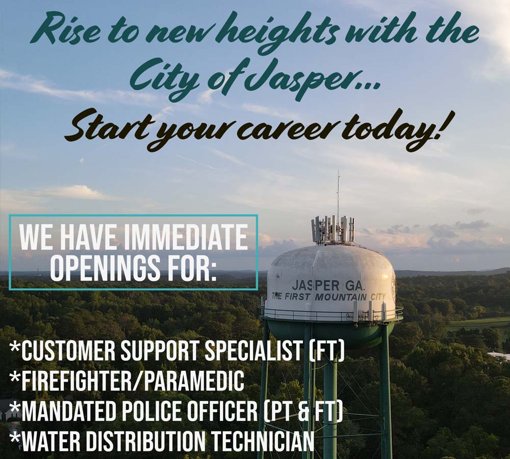 City of Jasper Employment Opportunities