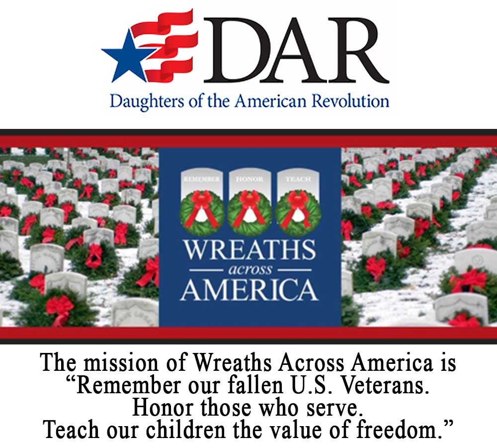 Sequoyah DAR Participating in Wreaths Across America