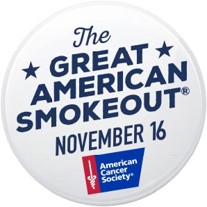 You can QUIT during the Great American Smokeout®, Nov. 16th    