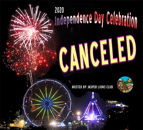 Jasper Lions Club Independence Day Celebration CANCELED