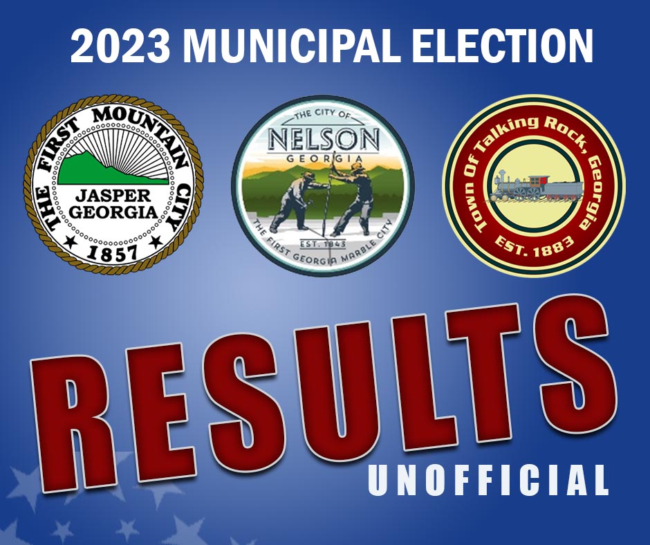 Unofficial RESULTS for the Municipal Election 