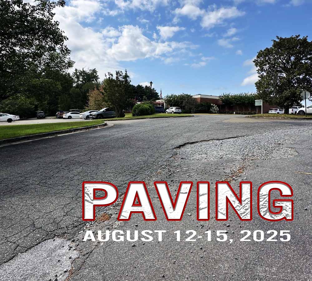 Parking Lot Work + DFCS Closure 