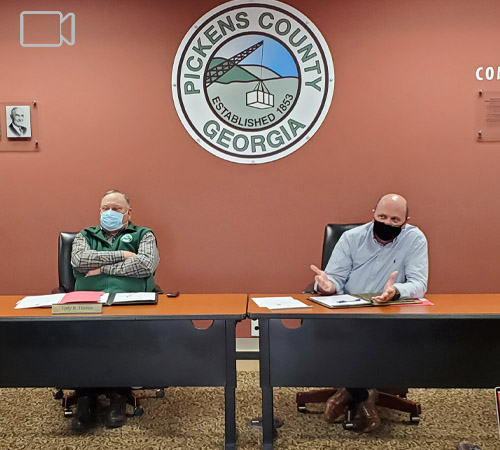 Pickens County Commissioners Called Meeting January 2021