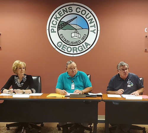 Pickens County Board of Commissioners Work Session August 2020