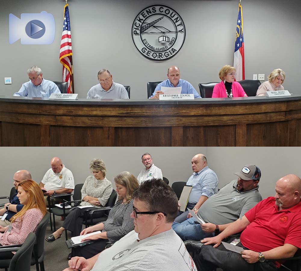 Pickens County Board of Commissioners Work Session September 16, 2021