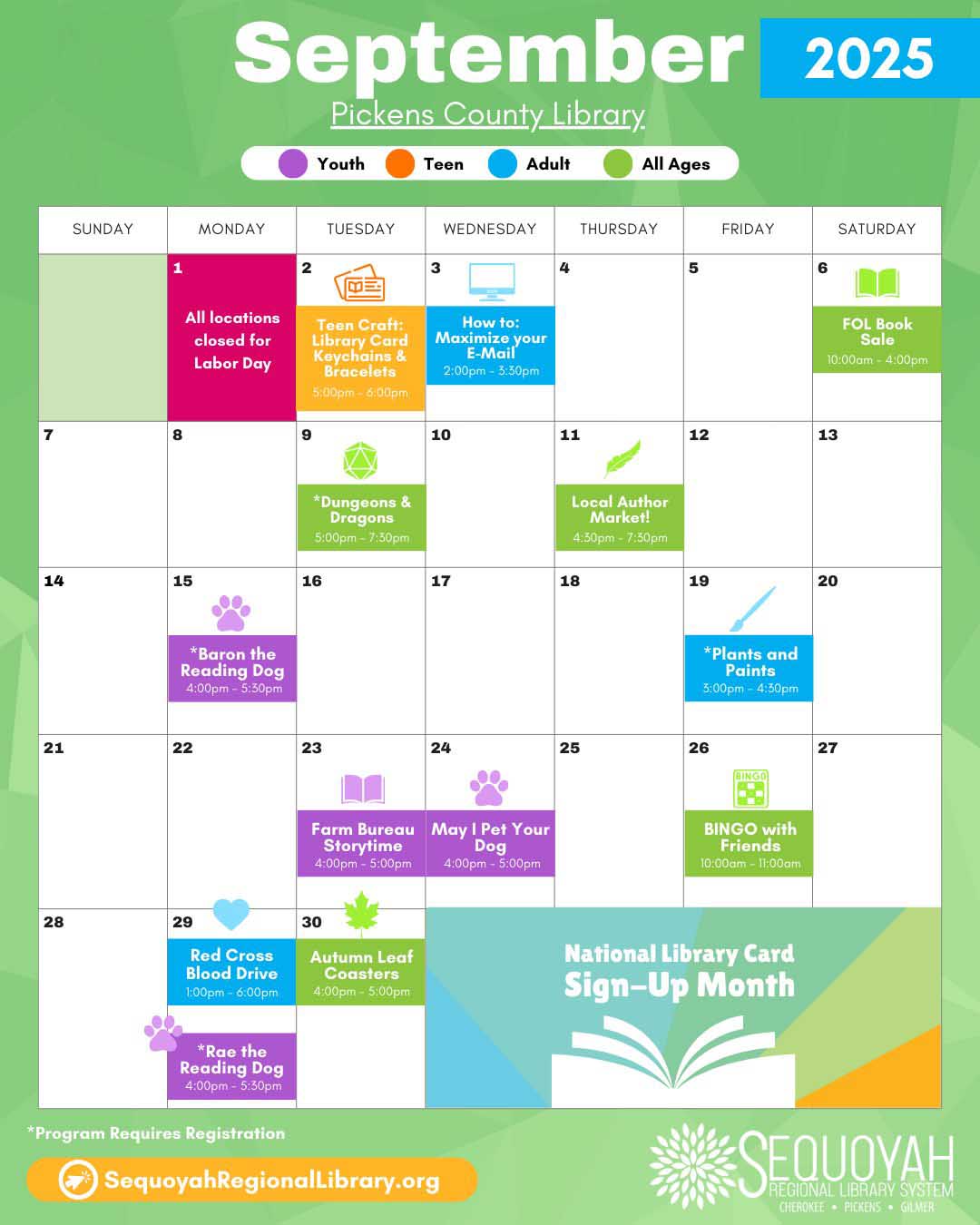 Pickens Library September Events To Know
