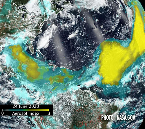 Saharan Dust Cloud Moves Over Georgia