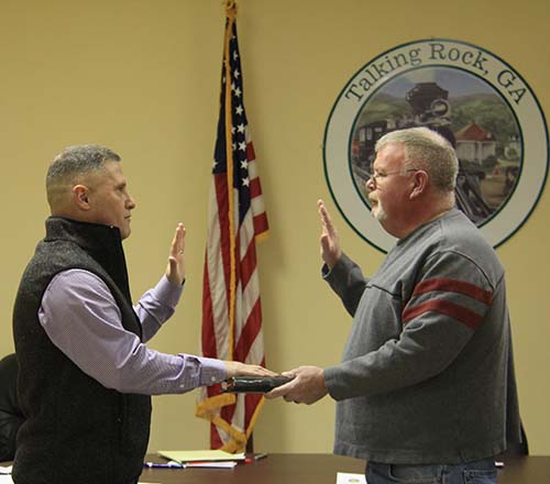 Swearing In of James W. Bryant Jr. for Talking  Rock Council