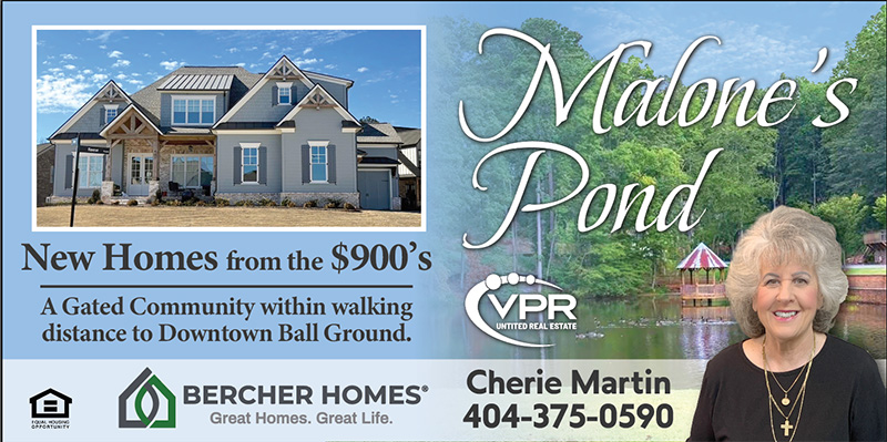 Malone's Pond - New Homes in Ball Ground - Contact Cherie Martin