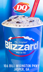 Drumstick with Peanuts Blizzard of the Month at Dairy Queen in Jasper