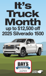 Day's Chevrolet in Jasper Truck Month