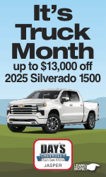 Day's Chevrolet in Jasper Truck Month