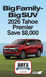 Save on Silverdo High Country and Custom and Tahoe at Day's Chevrolet Jasper