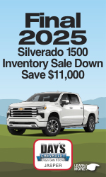 Day's Chevrolet Final 2025 Silverado 1500 Inventory Sale Down and Save up to 11K