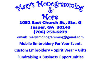 Mary's Monogramming & More