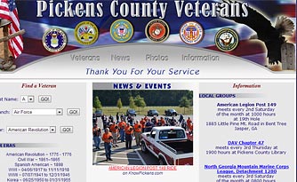 Pickens County Veterans Website