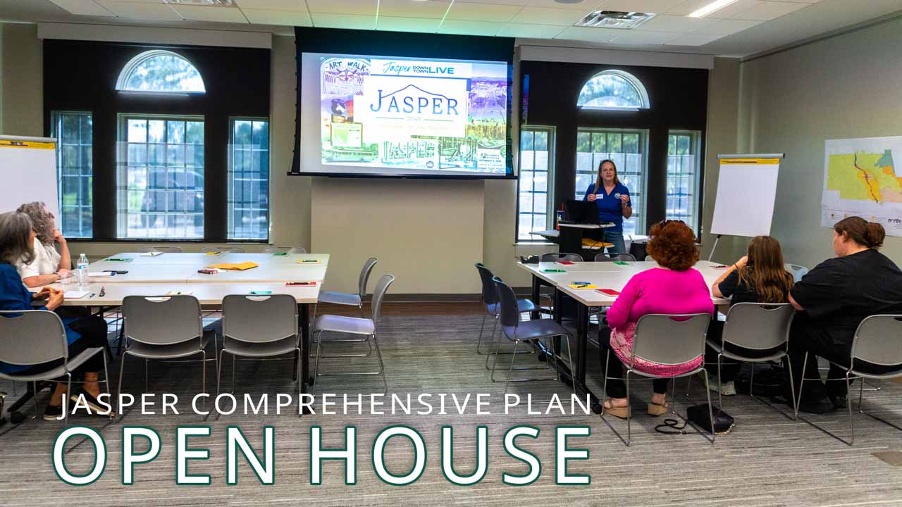 Jasper Comprehensive Plan Open House Session #1 September 10, 2025