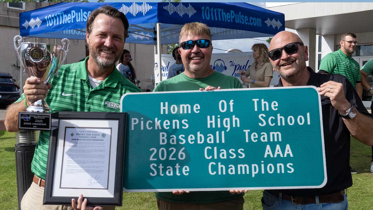 Pickens High School Baseball 2026 3A State Championship Walk & Proclamation! on May 29, 2026