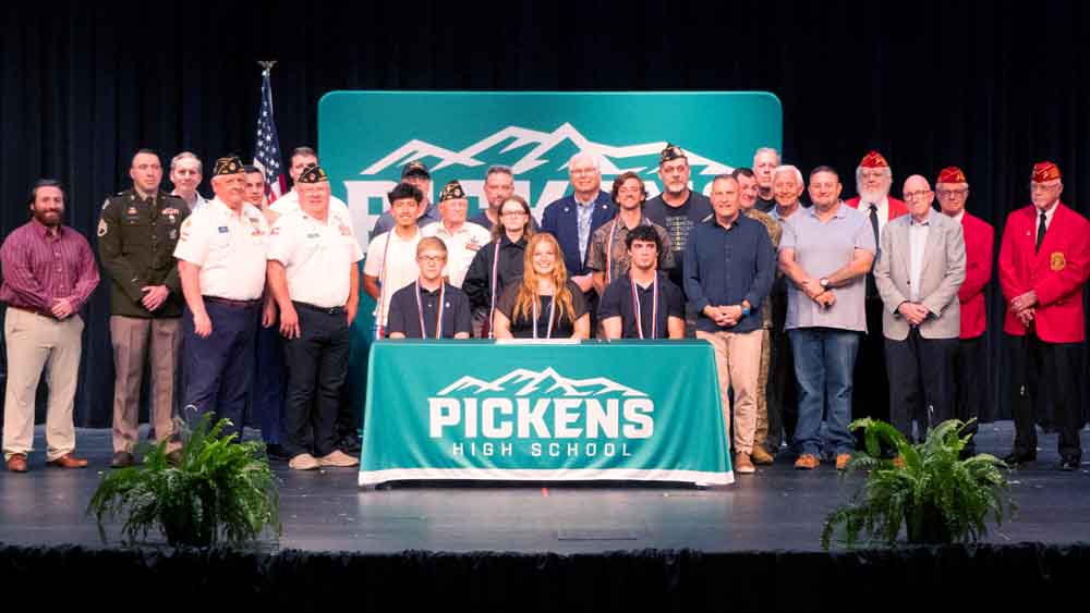Pickens High Schoool Military Enlistee Night April 30, 2025