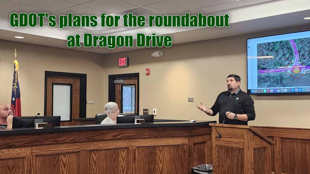 Dragon Drive Roundabout Plans - Pickens County Board of Education Work Session