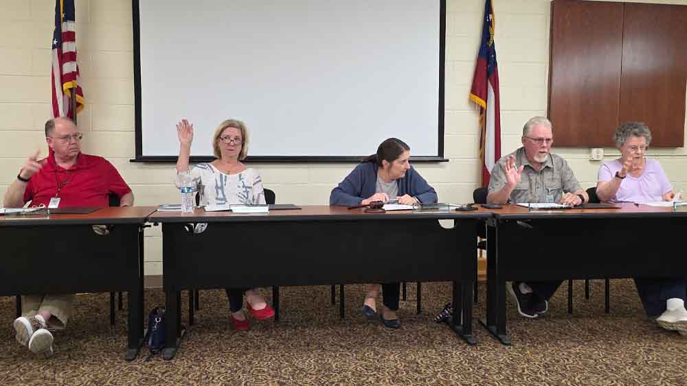 Pickens County Board of Elections and Registration April 1, 2025