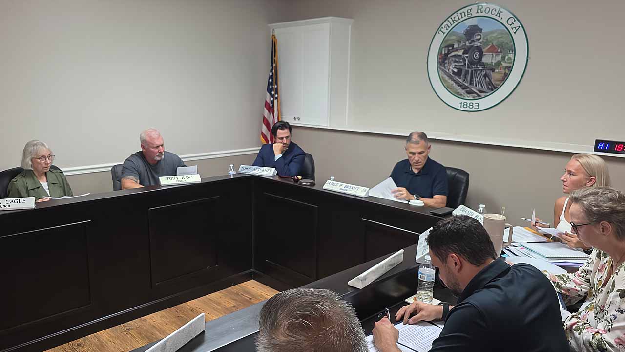 Town of Talking Rock Council August 6, 2026